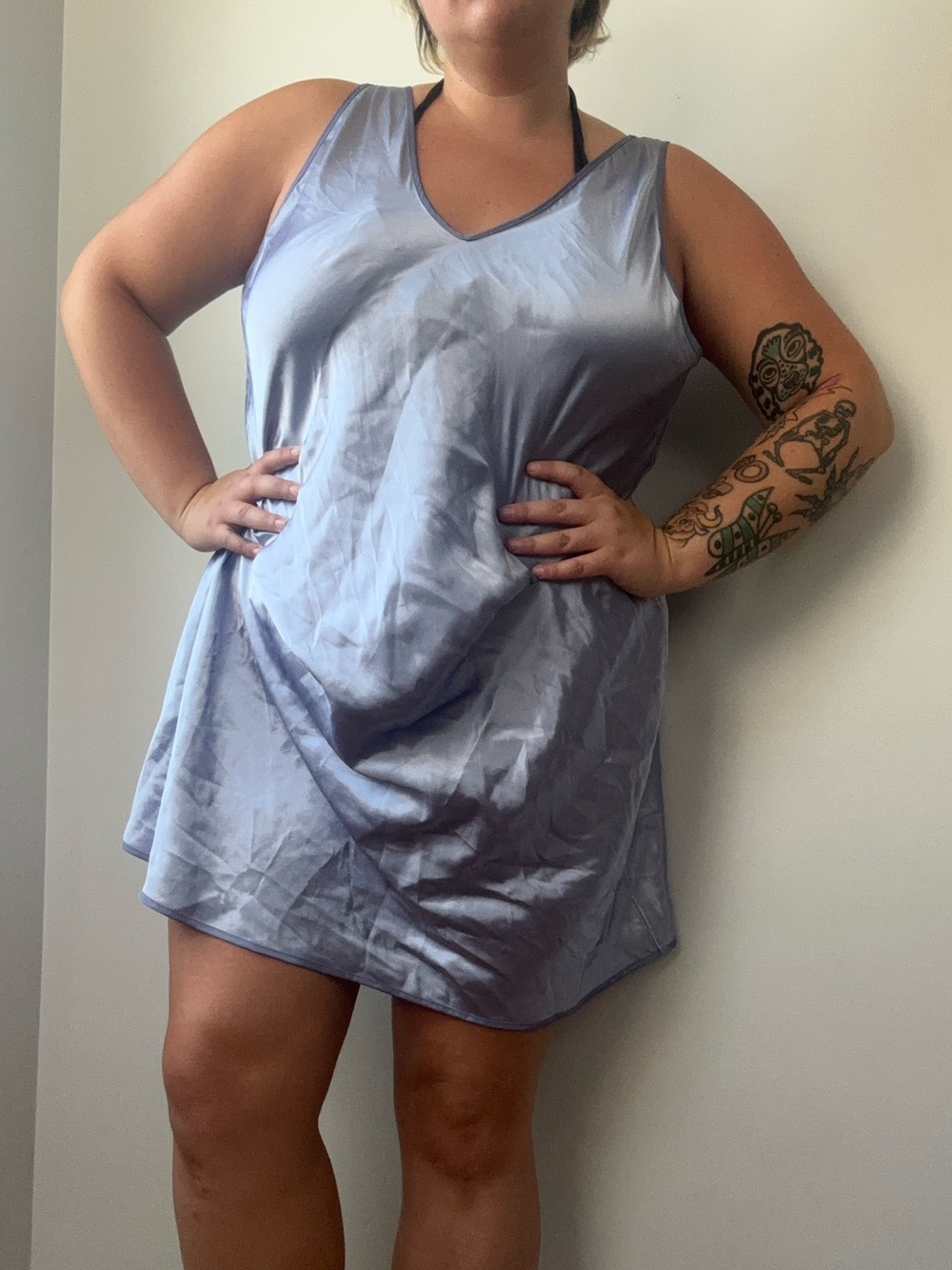 Valerie Stevens Lavender Slip Dress
